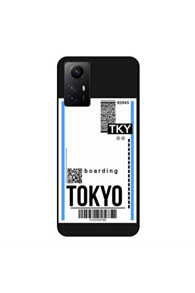 Other Xiaomi Redmi Note 12s Tokyo Boarding Black Colored Silicone TPU Θήκη