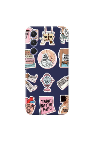 Other Samsung A26 Everything will be okay Dark blue Colored Silicone TPU Θήκη