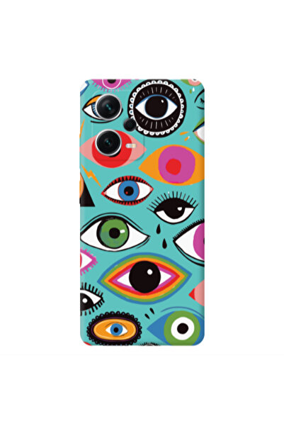 Other Xiaomi Poco X5 Colorful eyes Turquoise Colored Silicone TPU Θήκη