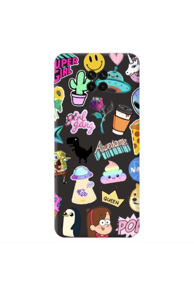 Other Xiaomi Redmi Note 9 Pro Cartoon queen Black Colored Silicone TPU Θήκη