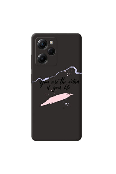 Other Xiaomi Poco X5 Pro You are the authors Black Colored Silicone TPU Θήκη