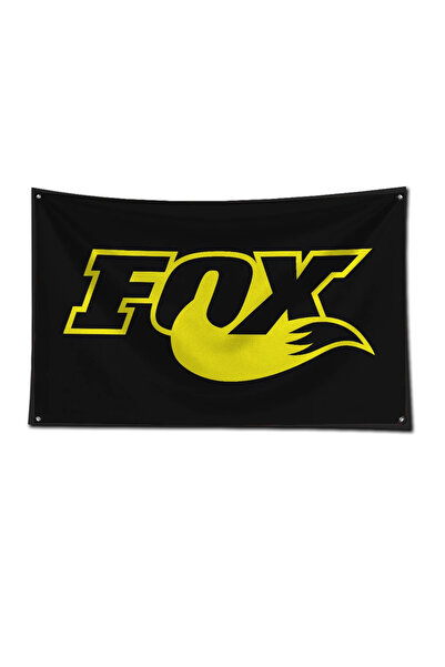 OEM Σημαία διακοσμητική FOX 889 flag Decor 60x90cm - ai Μαύρη