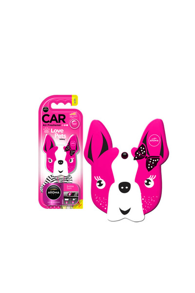 OEM Αρωματικό Αυτοκινήτου Κρεμαστό Aroma Dog Pink Blossom 1 Τεμάχιο