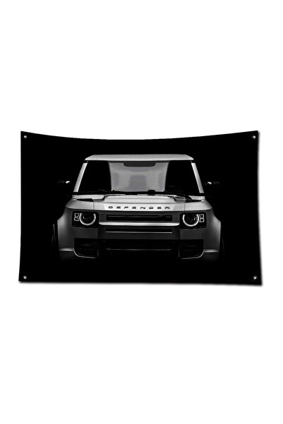 OEM Σημαία διακοσμητική DEFENDER flag Decor 60x90cm - Μαύρo