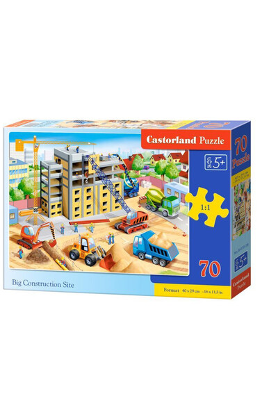Castorland Puzzle 70 piese Big Construction Site 70138