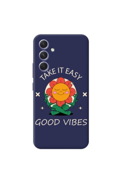 Other Samsung A56 Take It Easy Dark blue Colored Silicone TPU Θήκη