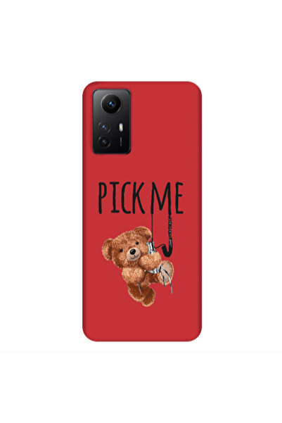 Other Xiaomi Redmi Note 12s Pick me Red Colored Silicone TPU Θήκη