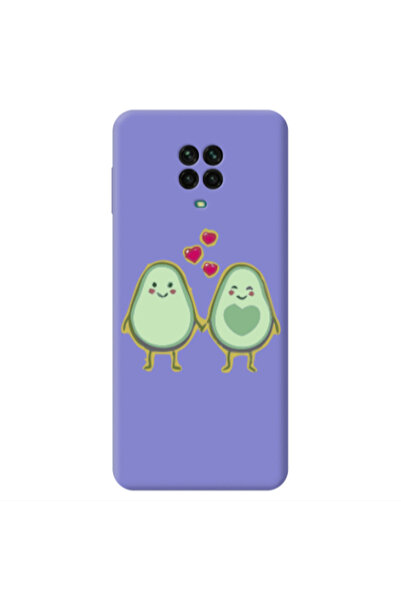 Other Xiaomi Redmi Note 9 Pro Avocados Purple Colored Silicone TPU Θήκη