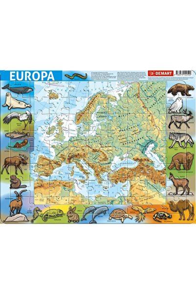 DemArt Puzzle clasic, Demart, Carton, 72 de piese