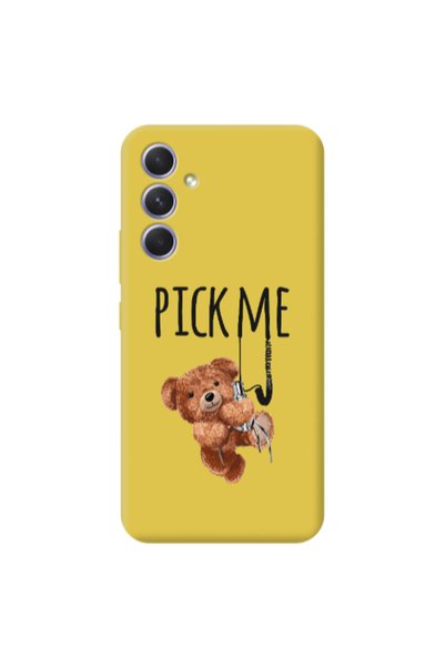 Other Samsung A56 Pick me Yellow Colored Silicone TPU Θήκη