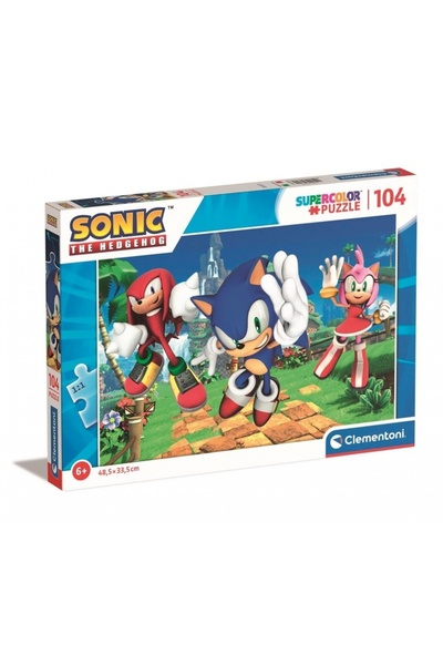 CLEMENTONI Puzzle, Clementoni, 104 piese, Model Sonic