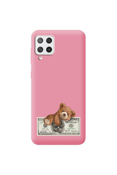 Other Samsung A42 5G Money Style Pink Colored Silicone TPU Θήκη