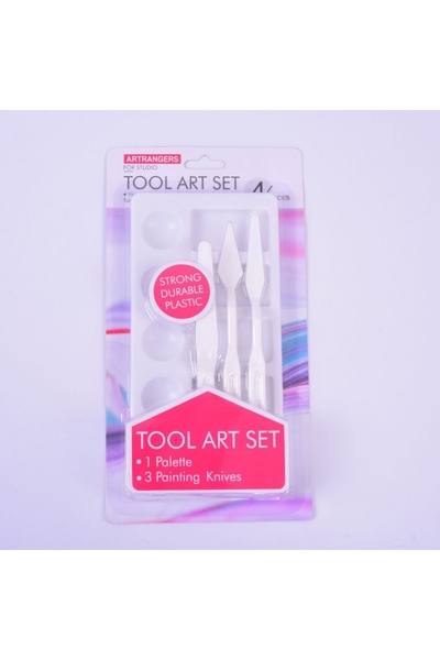 MC Micostore Set 3 cutite pictura Magi-Wap, cu paleta pictura, EPKP01B-1