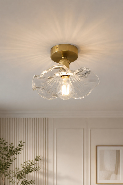 Luna Lighting Alya Model Şeffaf Cam Klasik Salon Mutfak Oturma Odası Balkon P...
