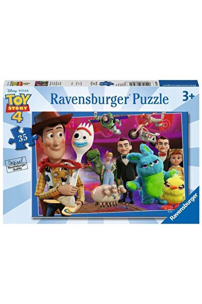 RAVENSBURGER Puzzle pentru copii, Ravensburger, Toy Story 4, 35 piese, 3+