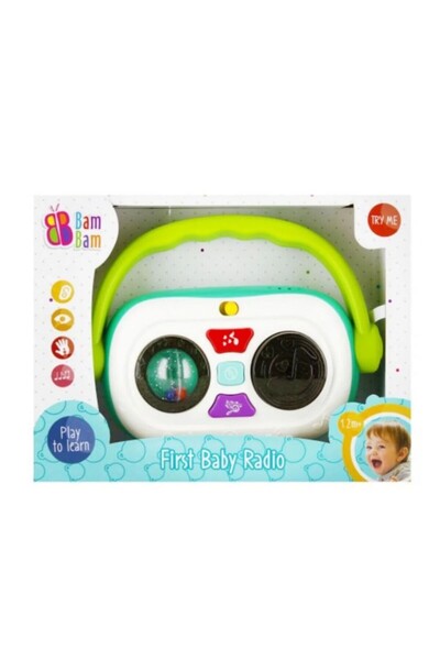MC Micostore Primul meu radio cu activitati, BamBam, 515076, 2 baterii AA inc...