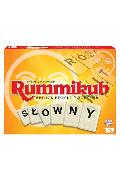 TM TOYS Joc de societate Rummikub Slowny, joc logic de familie pentru aranjar...