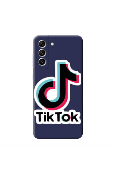 Other Samsung S21 FE Tik Tok Dark blue Colored Silicone TPU Θήκη