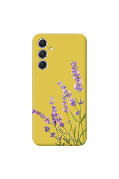 Other Samsung A35 Flowers 8 Yellow Colored Silicone TPU Θήκη