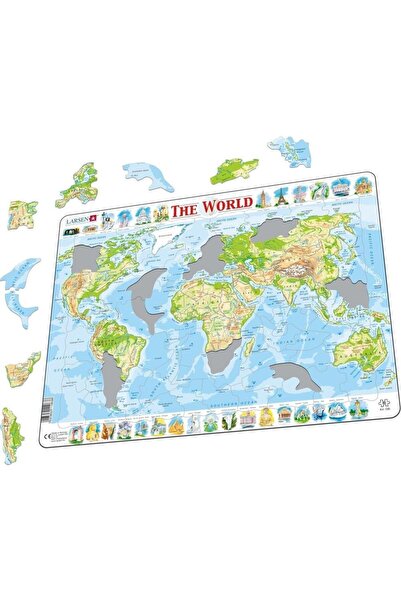 Larsen Puzzle clasic, Larsen, Carton, 80 de piese