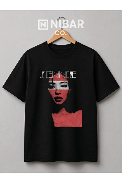 Grafftee Clothing Tricou unisex din bumbac cu imprimeu Blackpink Jennie |   Ț...
