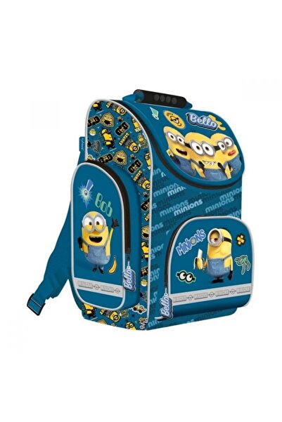 MC Micostore Ghiozdan St.Majewski Minions, 37 cm, rigid, albastru, 644139