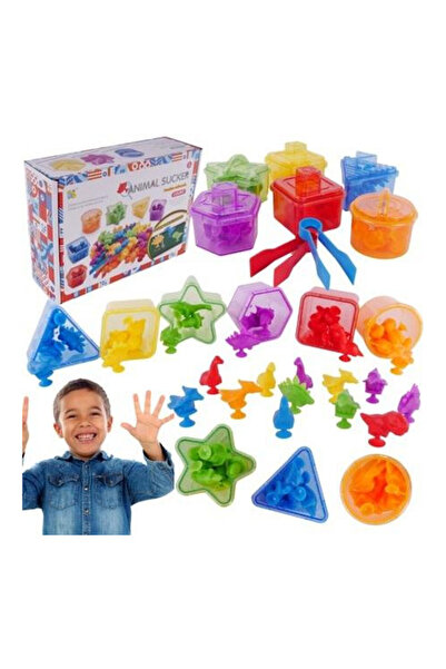OEM Set educativ de dinozauri pentru învățarea culorilor și numărării de la M...