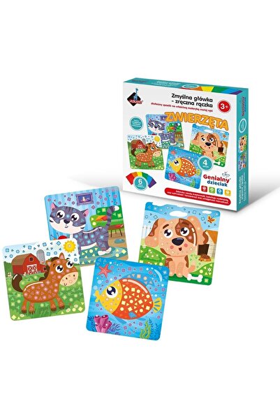 OEM Mozaic din spumă Askato - Animale de descoperit pentru copii 3+
