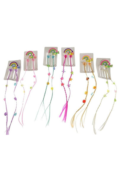 OEM ADAR Codite impletite detașabile 2 buc cu cleme MIX (blister)