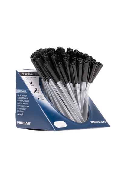 MC Micostore Pix cu bila Pensan Triball, 1.0mm, triunghilar, cu capac, scris ...