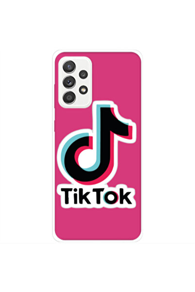 Other Samsung A53 Tik Tok Fuchsia Colored Silicone TPU Θήκη