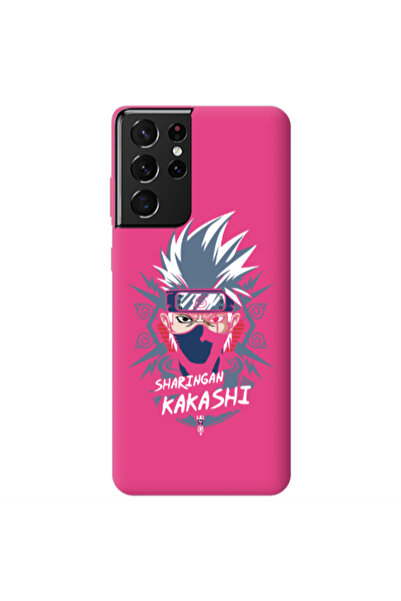 Other Samsung S21 Ultra Anime Mangoo Fuchsia Colored Silicone TPU Θήκη