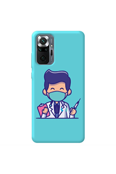 Other Xiaomi Redmi Note 10 Pro 4G Specialist Doctor Turquoise Colored Silicon...