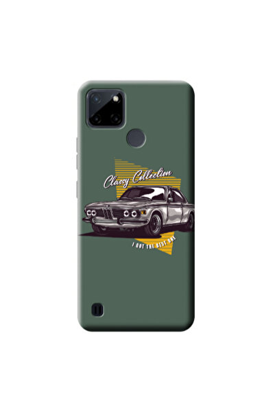 Other Realme C25Y Classy Collection Dark Green Colored Silicone TPU Θήκη