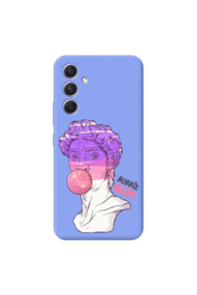 Other Samsung A54 Pin Bubble Light Purple Colored Silicone TPU Θήκη
