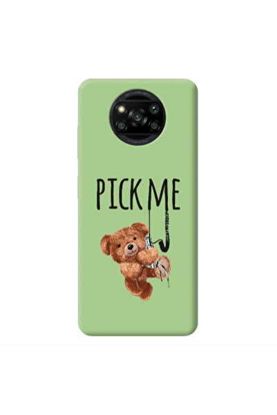 Other Xiaomi Poco X3 /X3 Pro Pick me Light Green Colored Silicone TPU Θήκη