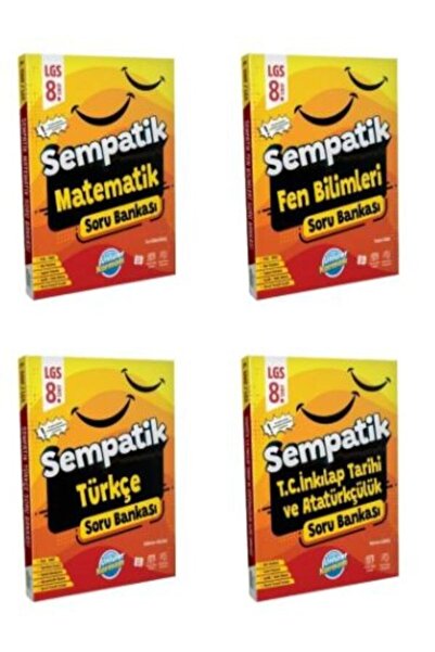 Ünlüler Karması Yayınları ÜNLÜLER KARMASI 8.SINIF SEMPATİK SORU BANKASI 4'LÜ ...