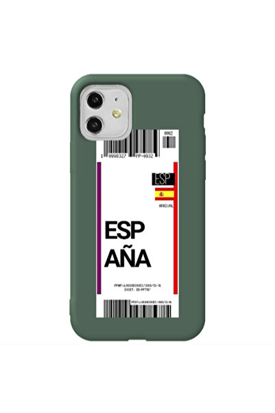 Other Apple iPhone 11 Espana Arrival Dark Green Colored Silicone TPU Θήκη
