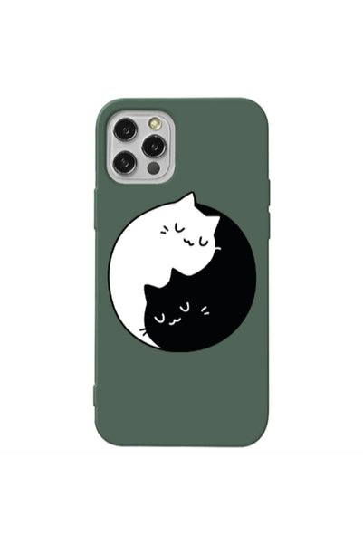 Other Apple iPhone 12 Pro Max Bundle of love Dark Green Colored Silicone TPU ...