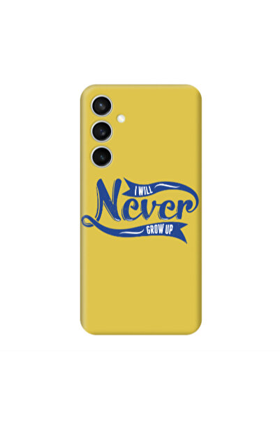 Other Samsung S24 Plus I Will Never Grow Up Yellow Colored Silicone TPU Θήκη