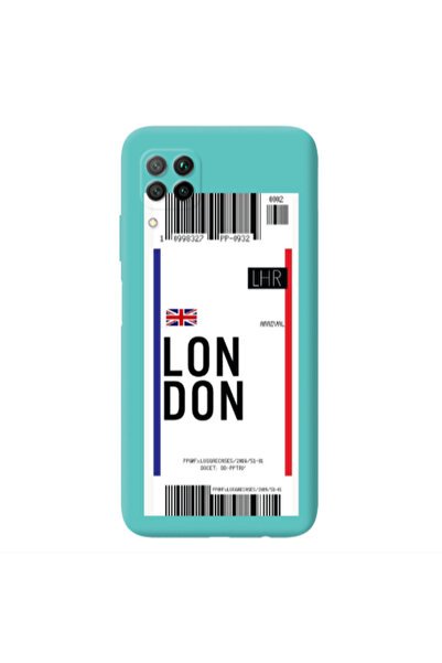 Other Huawei P40 Lite London Arrival Turquoise Colored Silicone TPU Θήκη