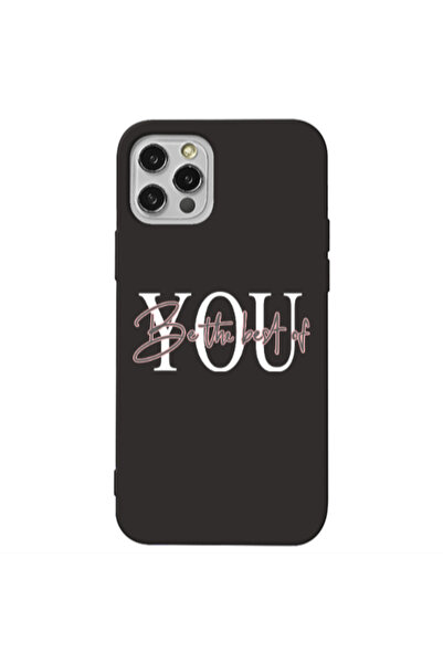 Other Apple iPhone 12 Pro Max Be the best of Black Colored Silicone TPU Θήκη