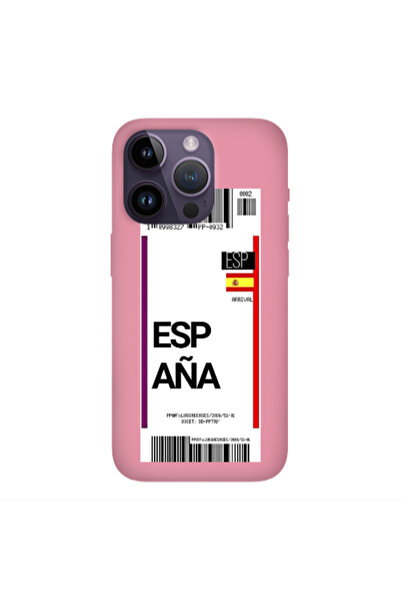 Other Apple iPhone 14 Pro Espana Arrival Pink Colored Silicone TPU Θήκη