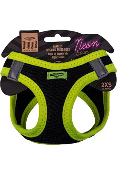Doggie Cool Woven Neon Small Breed Dog Collar Xxsmall Yellow 26-30 cm