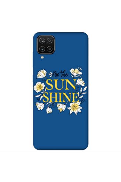 Other Samsung A12 Sun Shine Blue Colored Silicone TPU Θήκη