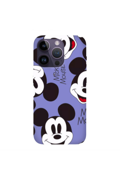 Other Apple iPhone 14 Pro Mickey Mouse Purple Colored Silicone TPU Θήκη