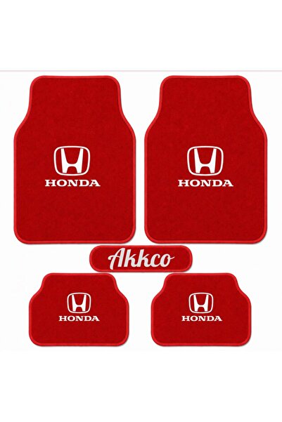 akkcompany Honda City Uyumlu 5 Parça Halı Paspas Seti