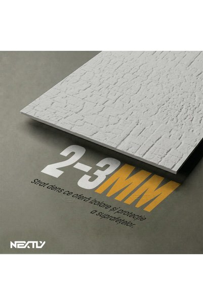 NEXTLY Set de 10 Panouri Decorative din Ipsos 60x120 cm, Gri Deschis