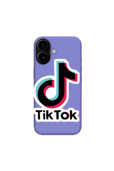Other Apple Iphone 16 plus Tik Tok Purple Colored Silicone TPU Θήκη
