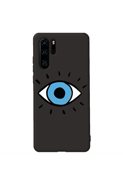 Other Huawei P30 Pro Shining Eye Black Colored Silicone TPU Θήκη